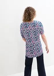 Jerseytopp av viskosmix med linneandel, bonprix