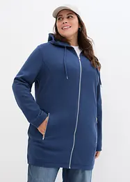 Lång munkjacka, fickor med dragkedja, bonprix