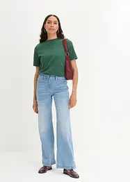 Wide Leg Jeans Mid Waist, bonprix