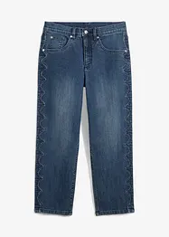 Caprijeans med prydnadskviltning, bonprix