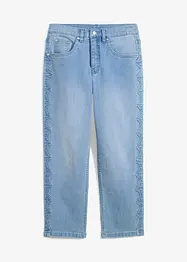 Caprijeans med prydnadskviltning, bonprix