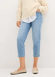 Caprijeans med prydnadskviltning, bonprix