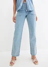 Straight Stretch Jeans Mid Waist, bonprix