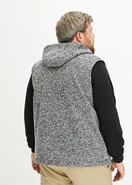 Stickad fleeceväst, bonprix