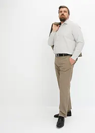 Kritstrecksrandig skjorta, Slim Fit, bonprix