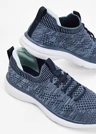 Slip-on-sneakers i mjukt material, bonprix