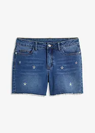 Jeansshorts med broderi, BODYFLIRT