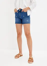 Jeansshorts med broderi, BODYFLIRT