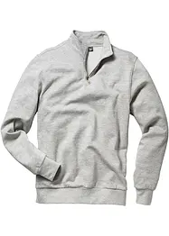 Sweatshirt med krage och kort dragkedja, bonprix