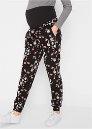 Mammabyxa i luftig viskos, Loose Fit, bonprix