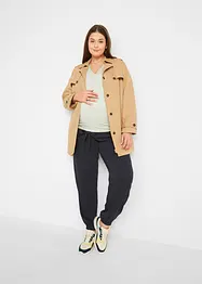 Mammabyxa i luftig viskos, Loose Fit, bonprix