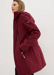 Lång funktionsjacka i softshell med teddyfleece, bonprix