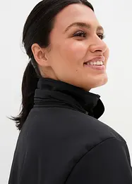 Lång funktionsjacka i softshell med teddyfleece, bonprix