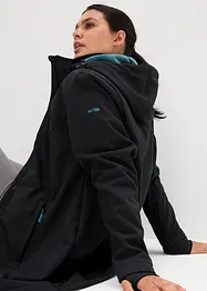 Lång funktionsjacka i softshell med teddyfleece, bonprix