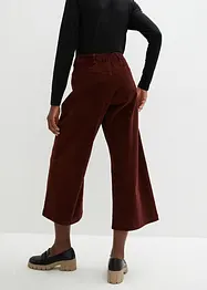 Vida stretchiga manchesterculotter med bekväm hög midja, 7/8-längd, bonprix