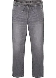 Dra på-jeans, Regular Fit, Straight, bonprix