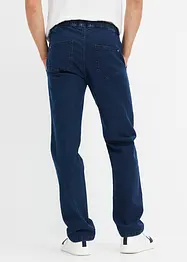 Dra på-jeans med bekvämt snitt, Regular Fit, Straight, bonprix