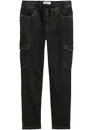 Cargojeans för barn, regular fit, bonprix