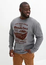 Sweatshirt med tryck, Loose Fit, bonprix