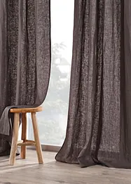 Gardinlängd i linne (1-pack), bonprix