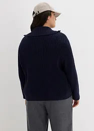 Cardigan med dragkedja, bonprix