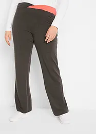 Stretchig sportbyxa med bomull (2-pack), bonprix