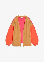 Oversizecardigan med colour blocking-look, bonprix