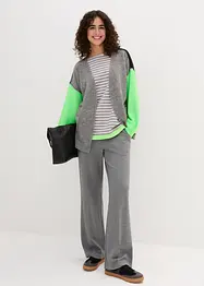 Oversizecardigan med colour blocking-look, bonprix