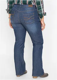 Stretchiga termojeans, bootcut, bonprix