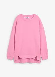 Oversize-sweatshirt med korta slitsar i fållen, bonprix