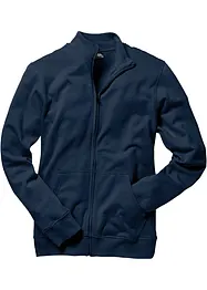 Sweatshirtjacka med ståkrage, bonprix