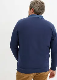 Sweatshirt med pikékrage, bonprix