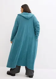 Lång cardigan i fluffgarn, bonprix