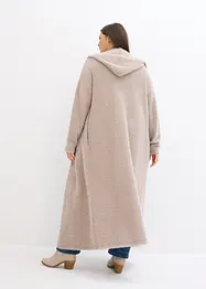 Lång cardigan i fluffgarn, bonprix