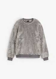 Fluffig sweatshirt för barn, bonprix