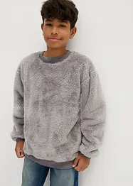 Fluffig sweatshirt för barn, bonprix