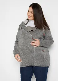 Mammafleecejacka med babyficka, bonprix