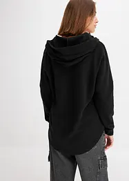 Sweatshirt med stickad look, bonprix