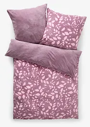 Vändbart Cashmere Touch-påslakanset med blommönster, bonprix