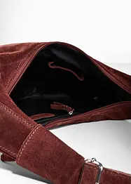 Handväska i skinn, bonprix