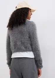 Fluffig stickad bolero för barn, bonprix