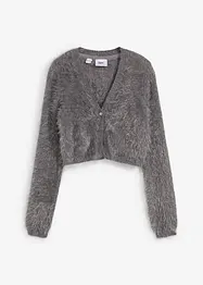 Fluffig stickad bolero för barn, bonprix