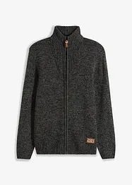 Cardigan med ståkrage, bonprix