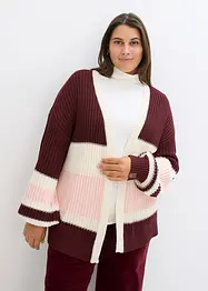 Randig cardigan utan knäppning, bonprix