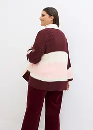 Randig cardigan utan knäppning, bonprix