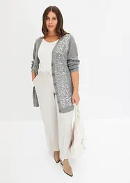 Cardigan med paljetter, bonprix