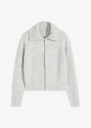 Cardigan med dragkedja, bonprix