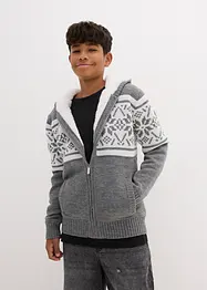 Fleececardigan för barn, bonprix