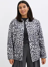 Leopardmönstrad blusjacka, bonprix