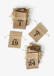 Presentpåsar med nummer 1–24 (24-pack), bonprix